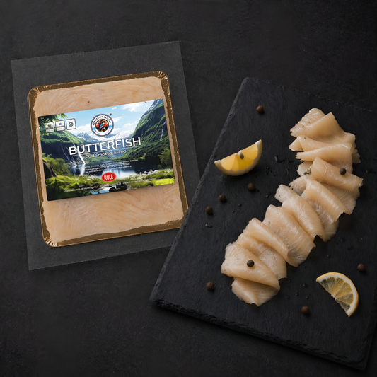 Butterfish Cold Smoked Fillet Sliced 8oz/0.5lb