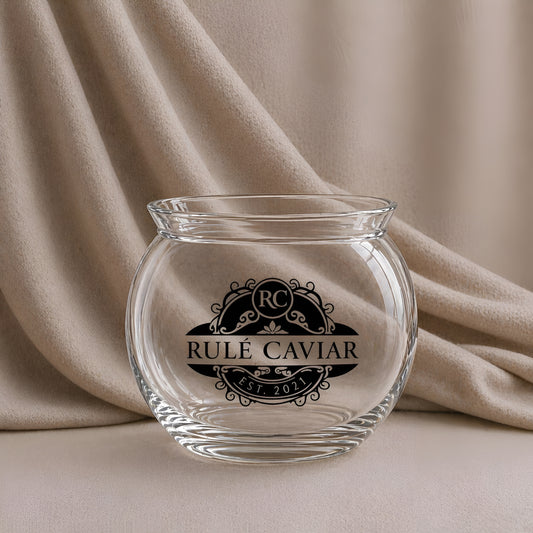 Glass Caviar Server
