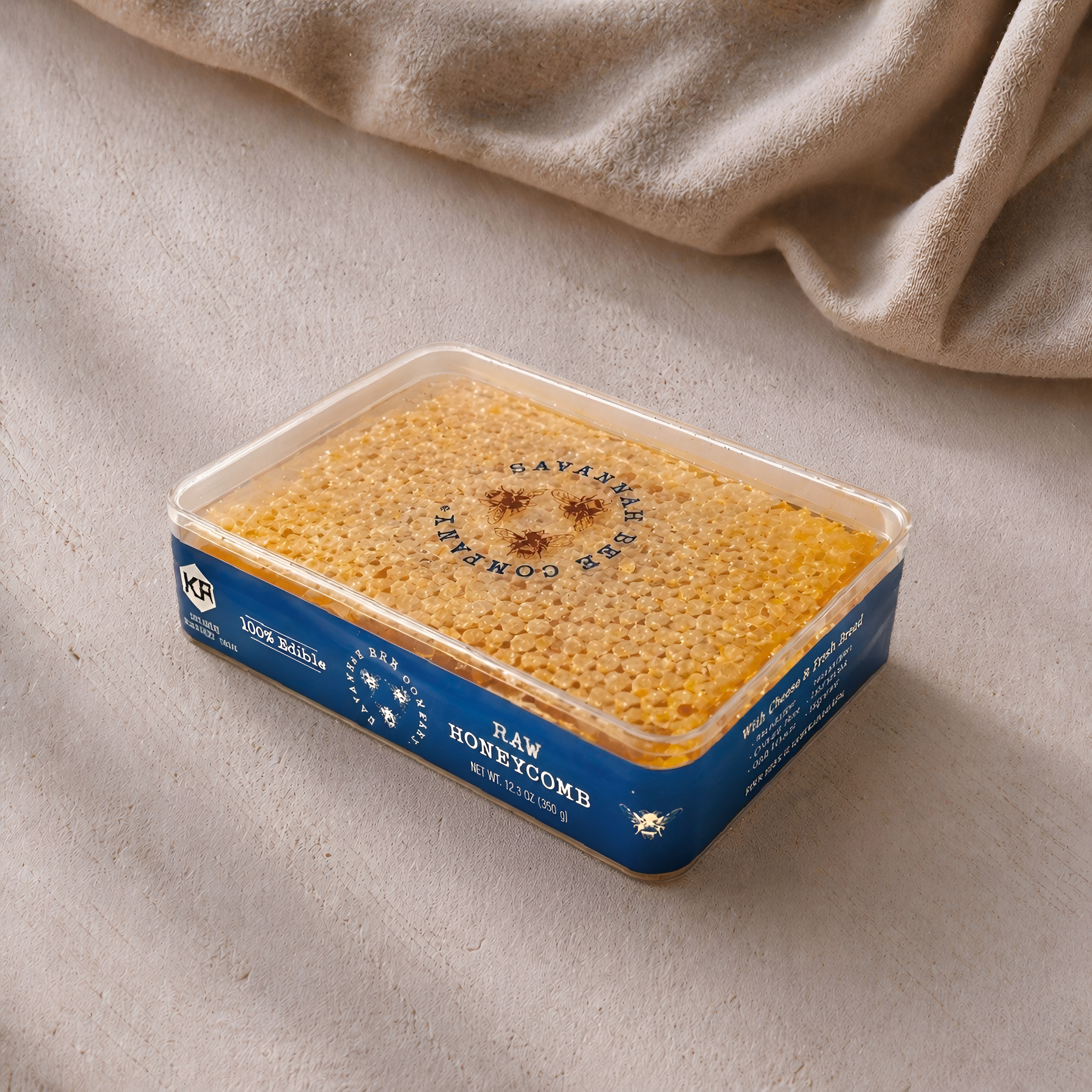 Savannah Bee Company Raw Honeycomb, 12.3 oz