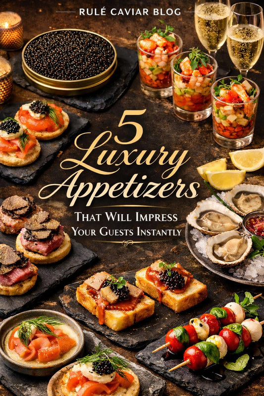 5 Luxury Appetizers That Will Impress Your Guests Instantly