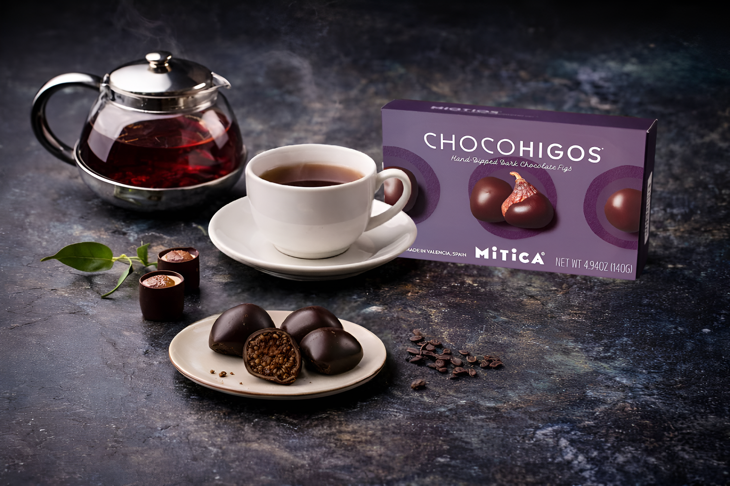 Mitica Chocohigos Hand-Dipped Dark Chocolate Figs - 4.9oz