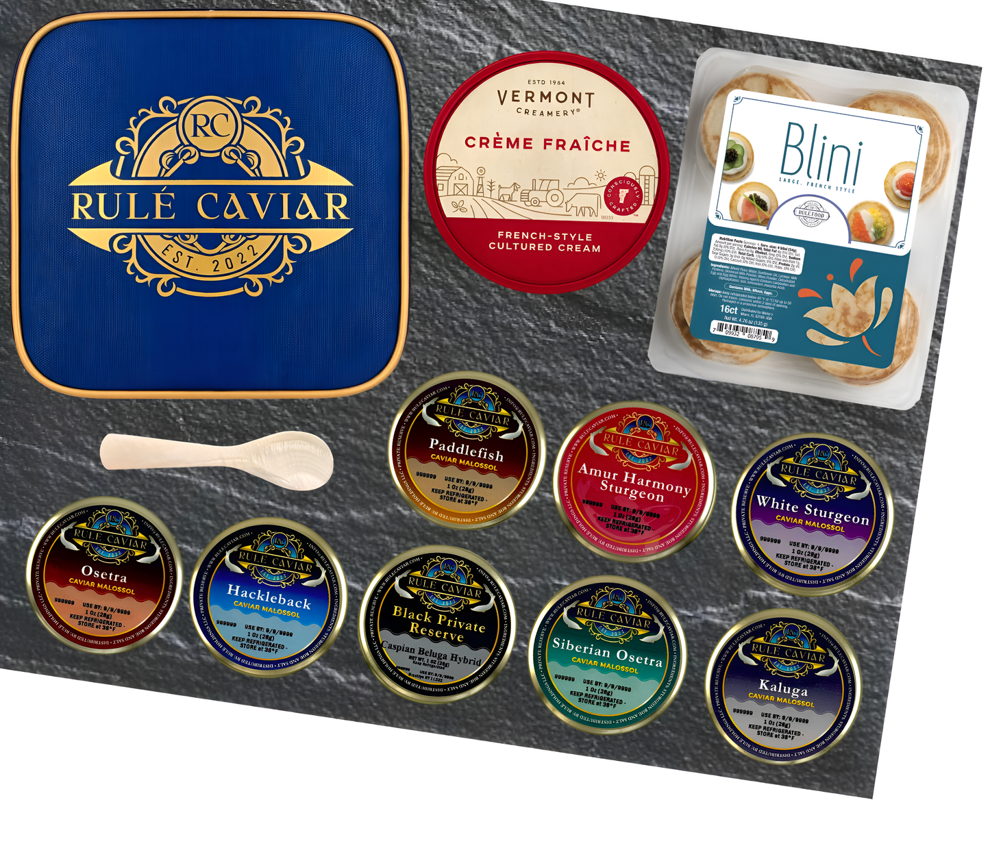 RULÉ Caviar Taster Gift Set Party Size