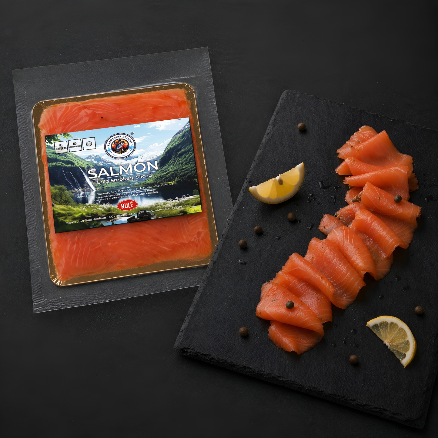 Premium Norwegian Smoked Salmon 4 oz (113g)