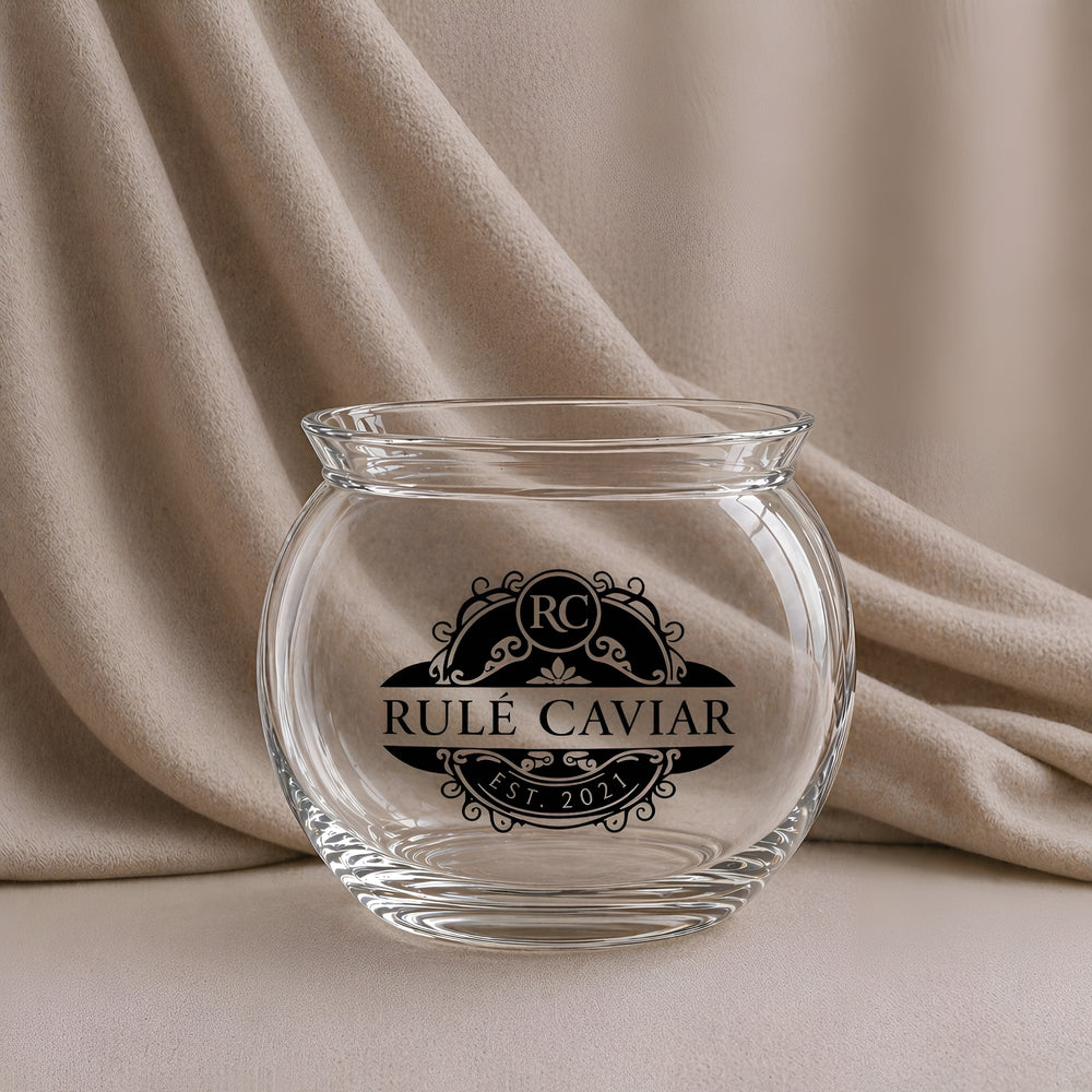 Glass Caviar Server
