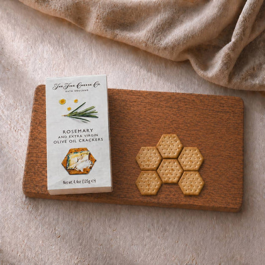 The Fine Cheese Crackers With Rosemary And Extra Virgin Olive Oil, 125 Gms